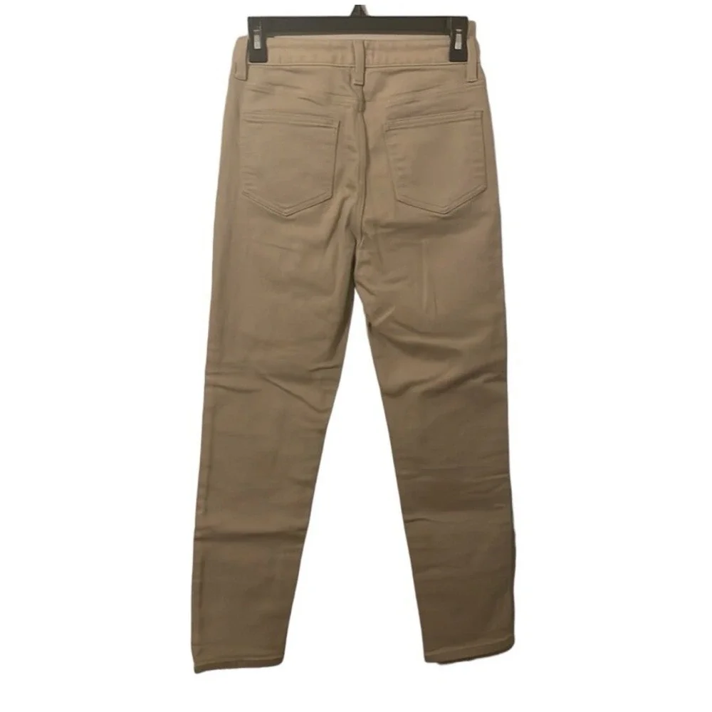 Oak + Fort Women's Beige High Ride Straight‎ Leg Pants Size 26